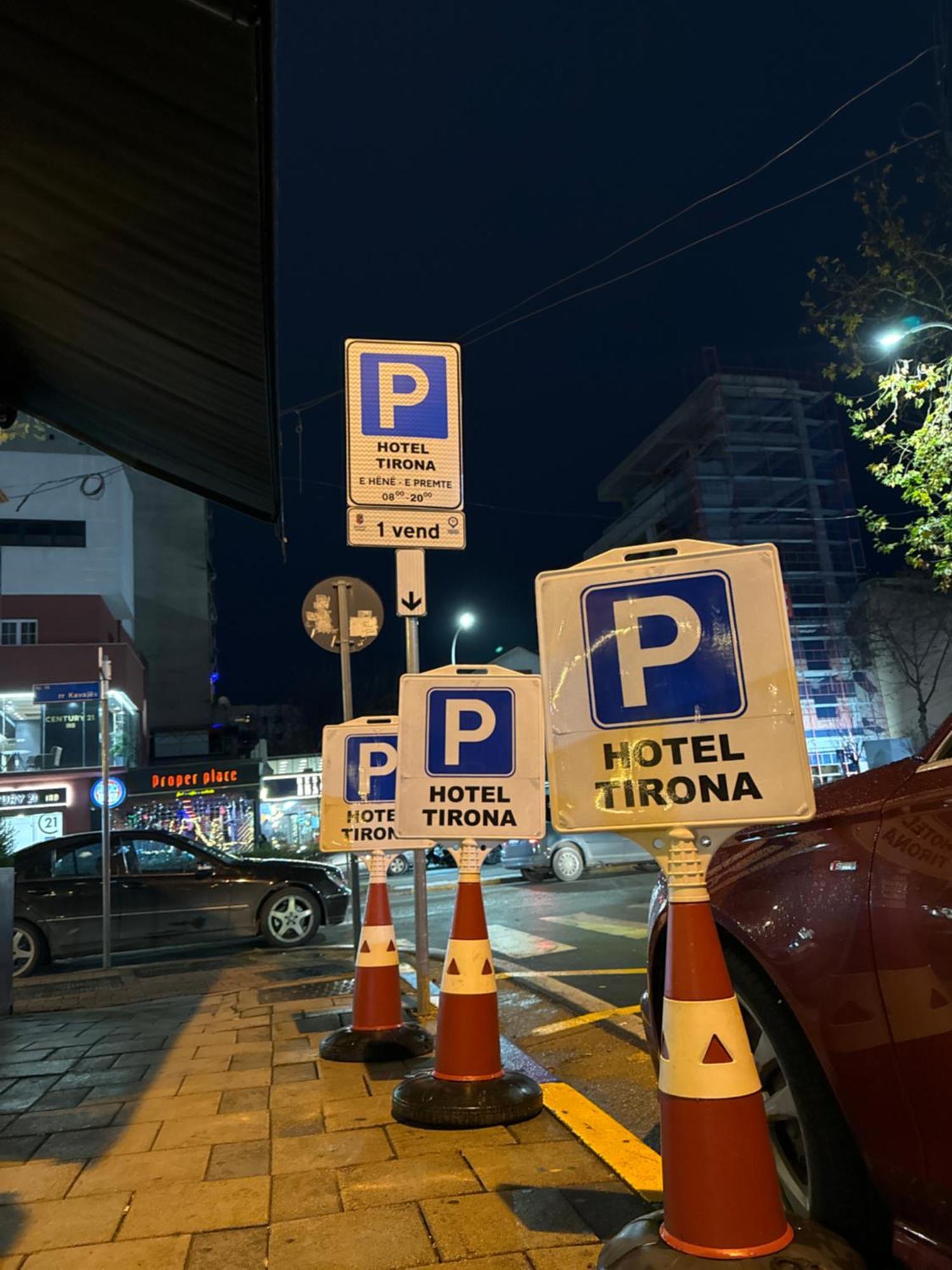 Hotel Tirona Тирана Экстерьер фото